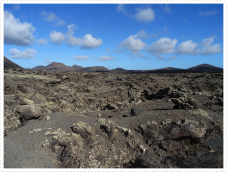 A Lava Field on Lanzarote A Lava Field on Lanzarote